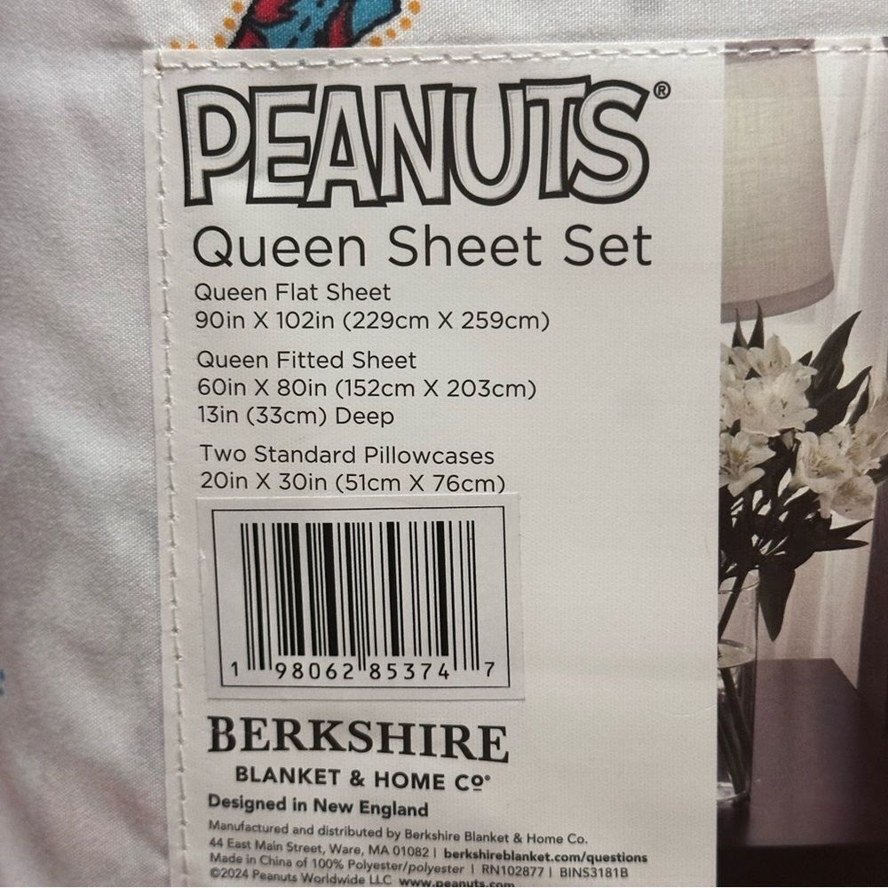 Peanuts Snoopy Cowboy QUEEN sheets - Picture 3 of 6